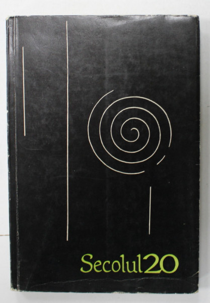 SECOLUL 20 , REVISTA DE LITERATURA UNIVERSALA , pe coperta un desen de BRANCUSI , reprodus , NO. 2 , 1965