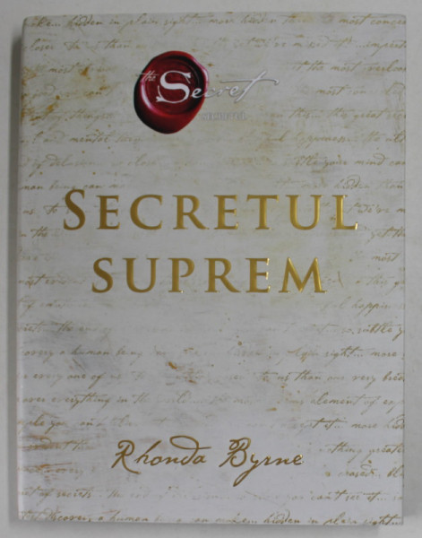 SECRETUL SUPREM de RHONDA BYRNE , 2021