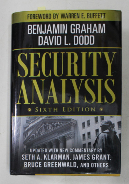 SECURITY ANALYSIS by BENJAMIN GRAHAM and DAVID L. DODD , 2008 , CONTINE CD *