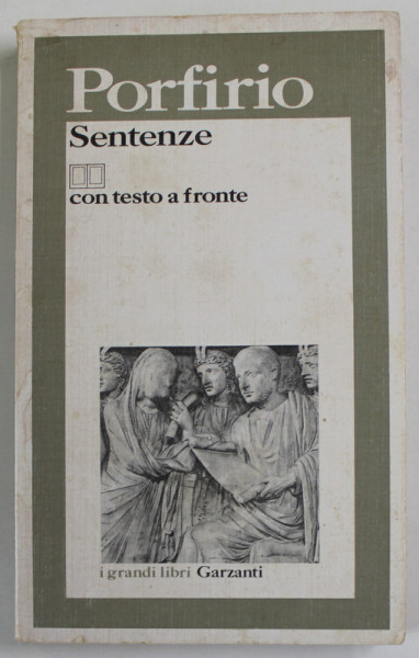 SENTENZE di PORFIRIO , EDITIE IN GREACA SI ITALIANA , 1992