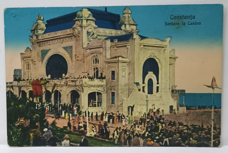 SERBARE LA CASINO , CARTE POSTALA , INTERBELICA