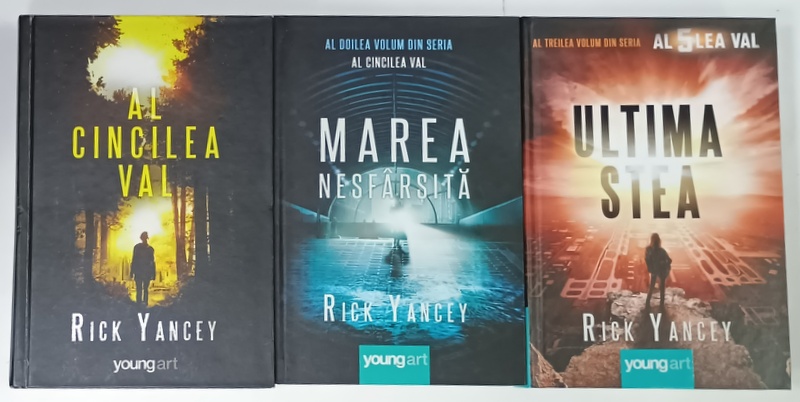 SERIA  ' AL CINCILEA VAL '  de RICK YANCEY , VOLUMELE I - III , 2014 , EDITIE CARTONATA