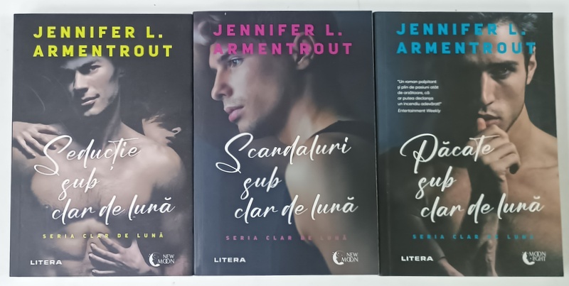 SERIA ' CLAR DE LUNA ' de JENNIFER L . ARMENTROUT , VOLUMELE I - III , 2023