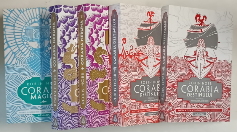 SERIA CORABIILE INSUFLETITE , VOLUMELE I - V de ROBIN HOBB , 2019 - 2012
