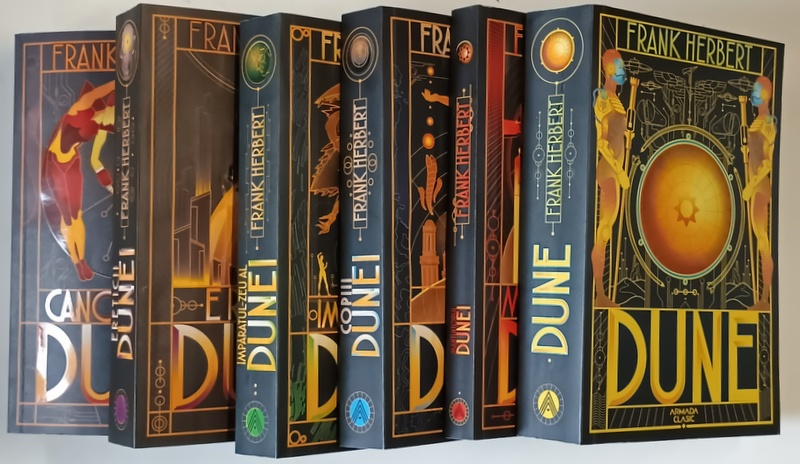 SERIA DUNE , VOLUMELE I - VI , EDITIA A VI - A de FRANK HERBERT , 2019