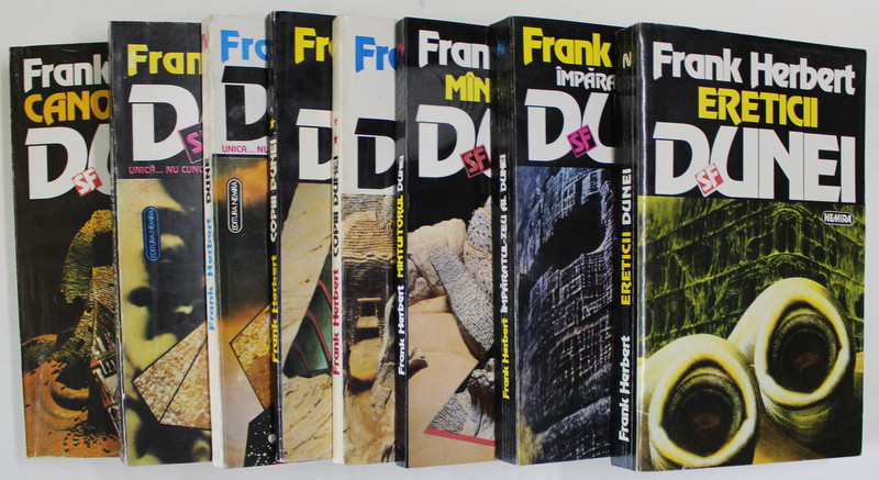 SERIA DUNE , VOLUMELE I - VIII de FRANK HERBERT , 1993 - 1997