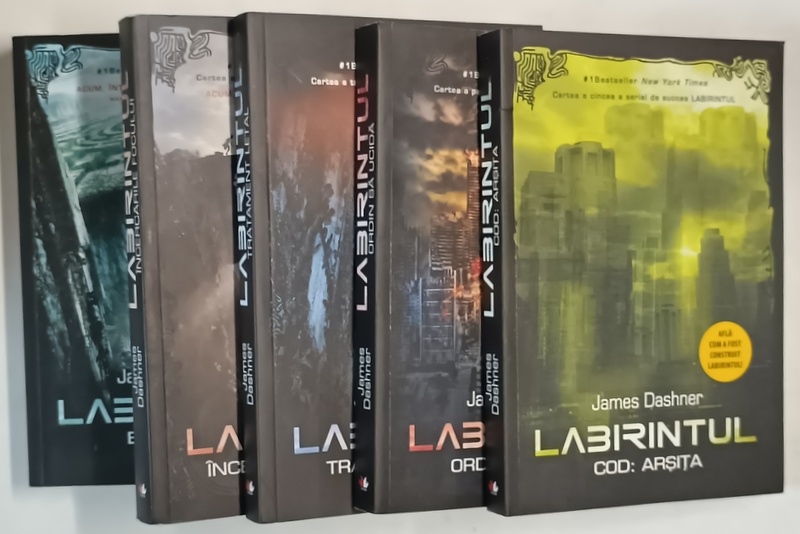 SERIA LABIRINTUL , VOLUMELE I - V de JAMES DASHNER , 2015 - 2017