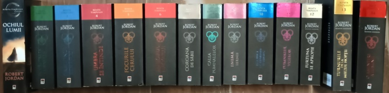 SERIA ROATA TIMPULUI , CARTILE I - XIV de ROBERT JORDAN , 2007 - 2024