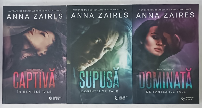 SERIA  ' TWIST ME ' , VOLUMELE I - III de ANNA ZAIRES , 2022 , LITERATURA EROTICA , 18 +!