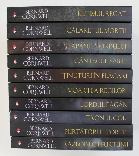 SERIA ULTIMUL REGAT , SET DE 10 VOLUME de BERNARD CORNWELL , 2017