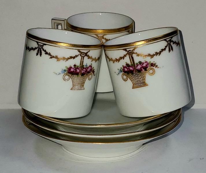 Serviciu din portelan pentru cafea, Cehoslovacia, Secol XX