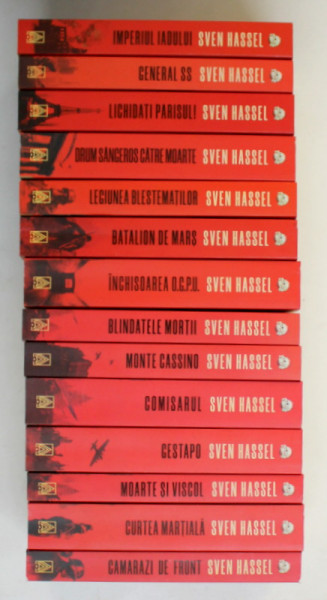 SET COMPLET , VOLUMELE I - XIV , EDITIA A V - A de SVEN HASSEL , 2020 *EDITURA NEMIRA