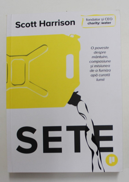 SETE de SCOTT HARRISON , FONDATOR SI CEO CHARITY - WATER , 2019