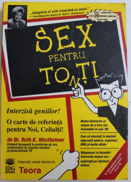 SEX PENTRU TONTI de DR. RUTH K. WESTHEIMER , 1999