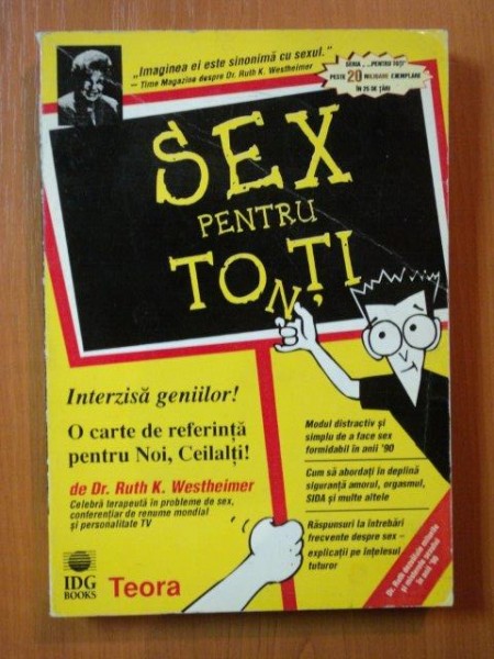 SEX PENTRU TONTI de RUTH K. WESTHEIMER , 1999