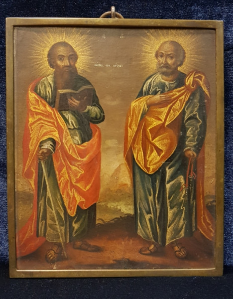 Sf. Apostoli Pavel si Petru, Icoana Romaneasca, 1821