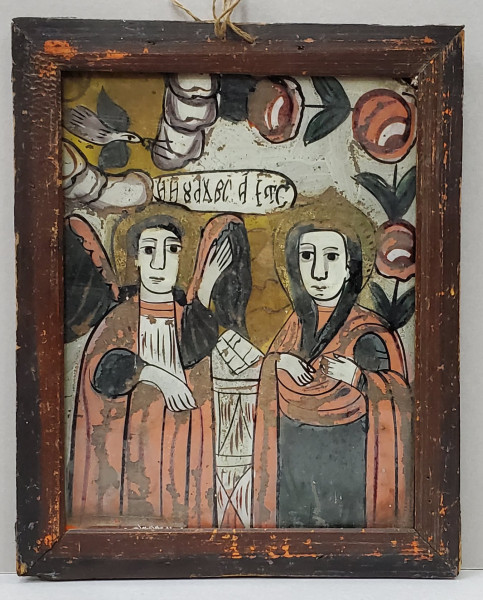 Sf. Arh. Mihail si Gavril, Icoana pe glaja, Atelier din Nicula, Sec. XIX