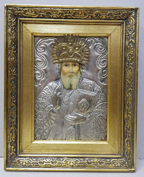 Sf. Ierarh Nicolae, Icoana Romaneasca cu ferecatura