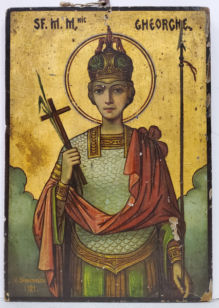Sf. Mare Mucenic Gheorghe, Icoana Romaneasca