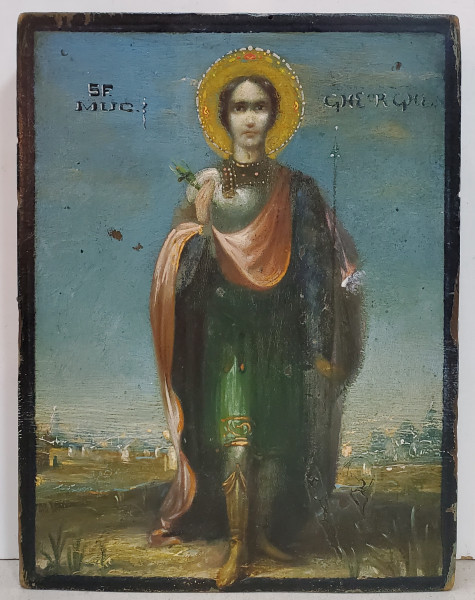 Sf. Mucenic Gheorghe, Icoana Romaneasca, Inceput de Secol XX