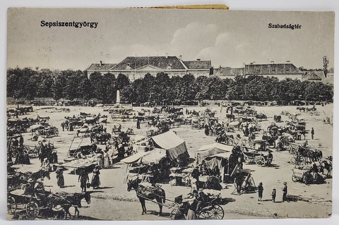 SFANTU GHEORGHE , COVASNA , ZI DE TARG , CARTE POSTALA , 1924