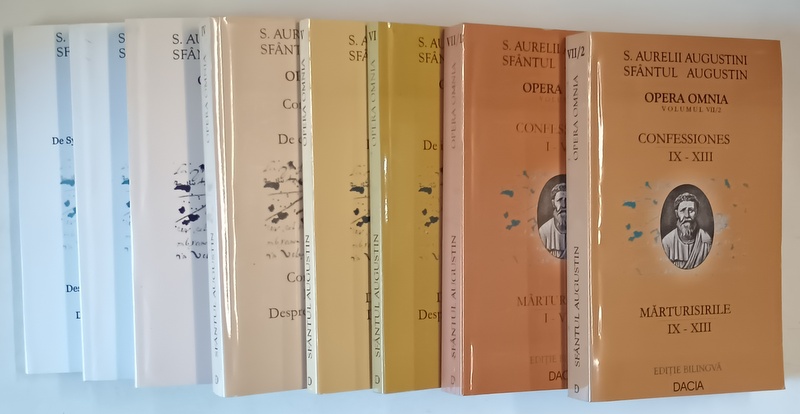 SFANTUL AUGUSTIN , OPERA OMNIA , EDITIE IN LATINA SI ROMANA , VOLUMELE I - VII , 2002 - 2004