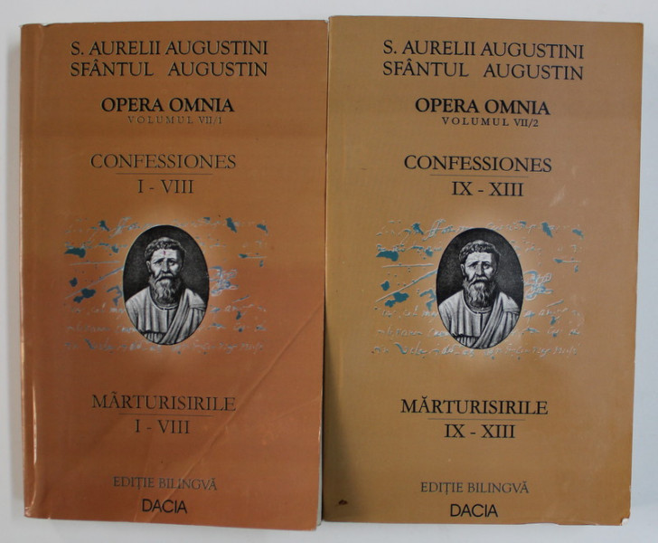 SFANTUL AUGUSTIN - OPERA OMNIA , VOLUMELE VII / 1 - VII / 2 , EDITIE BILINGVA ROMANA - LATINA , 2004