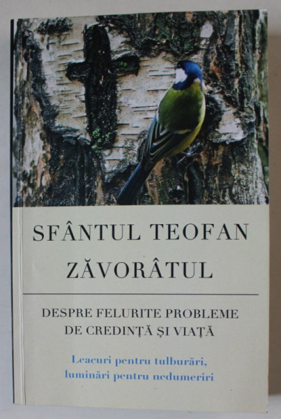 SFANTUL TEOFAN ZAVORATUL , DESPRE FELURITE PROBLEME DE CREDINTA SI VIATA , LEACURI PENTRU TULBURARI , LUMINARI PENTRU NEDUMERIRI , ANII '2000