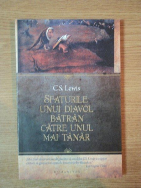 SFATURILE UNUI DIAVOL BATRAN CATRE UNUL MAI TANAR de C.S. LEWIS , 2012