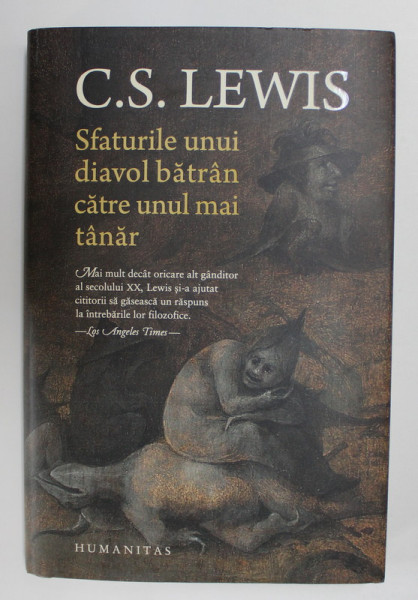 SFATURILE UNUI DIAVOL BATRAN CATRE UNUL MAI TANAR - UNDE SPRE SFARSIT SFREDEKIN PROPUNE O INCHINARE de C.S. LEWIS , 2021 * PREZINTA HALOURI DE APA