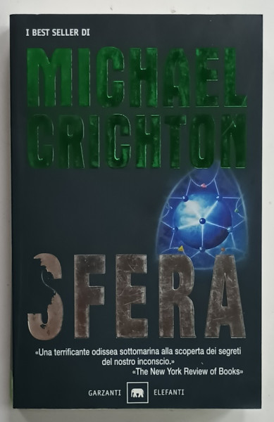 SFERA di MICHAEL CRICHTON , TEXT IN LIMBA ITALIANA , 2003