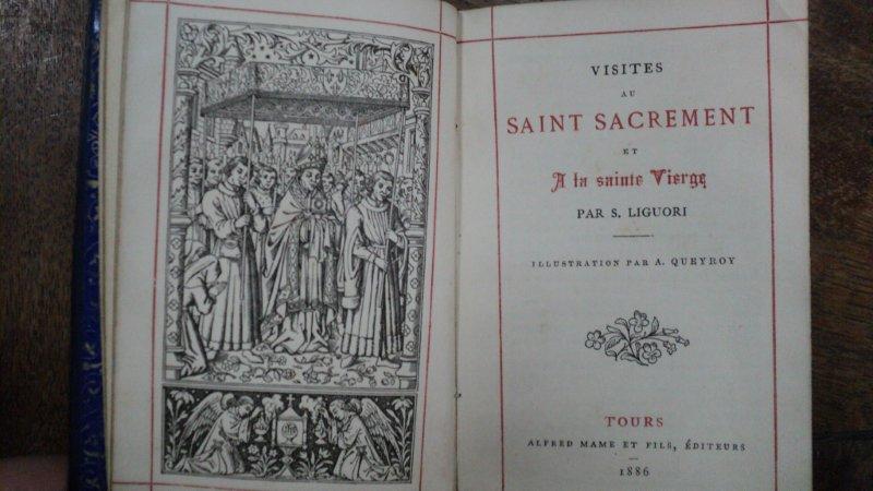 Sfintele Taine, in limba franceza, Tours 1886