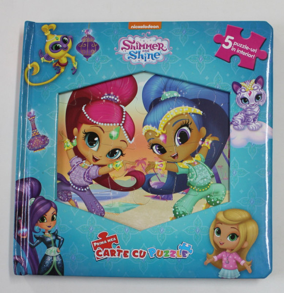 SHIMMER AND SHINE , PRIMA MEA CARTE CU PUZZLE , 2017