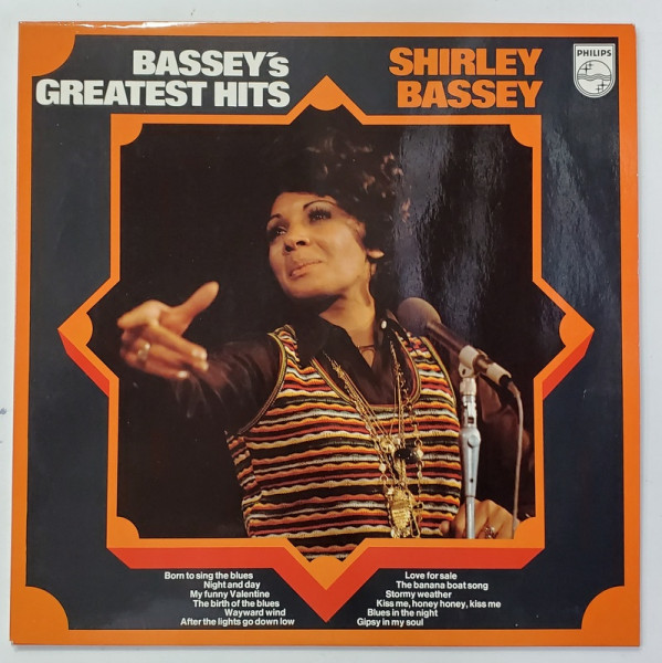 SHIRLEY  BASSEY - BASSEY 'S GREATEST HITS , DISC VINYL , 1975