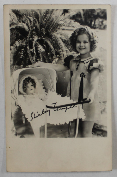 SHIRLEY TEMPLE , CEA MAI TANARA ACTRITA CARE A CASTIGAT PREMIUL ' OSCAR ' , CARTE POSTALA , 1937