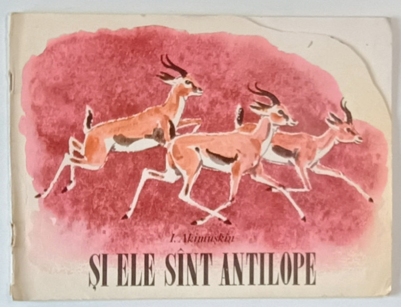 SI ELE SINT ANTILOPE , ilustratii de A. KELEINIKOV , de I. AKIMUSKIN * COPERTA FATA DECUPATA