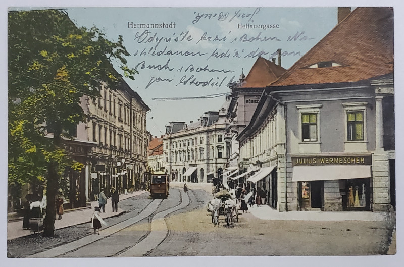 Sibiu , Hermannstadt - Strada principala