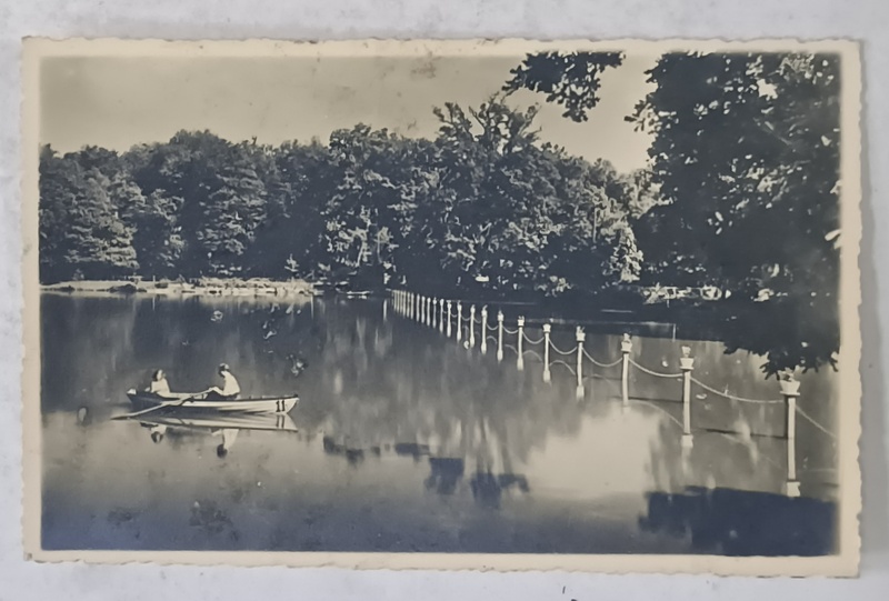 SIBIU , LACUL DUMBRAVII , FOTO. ORIG. E. FISCHER , SIBIU , 1943