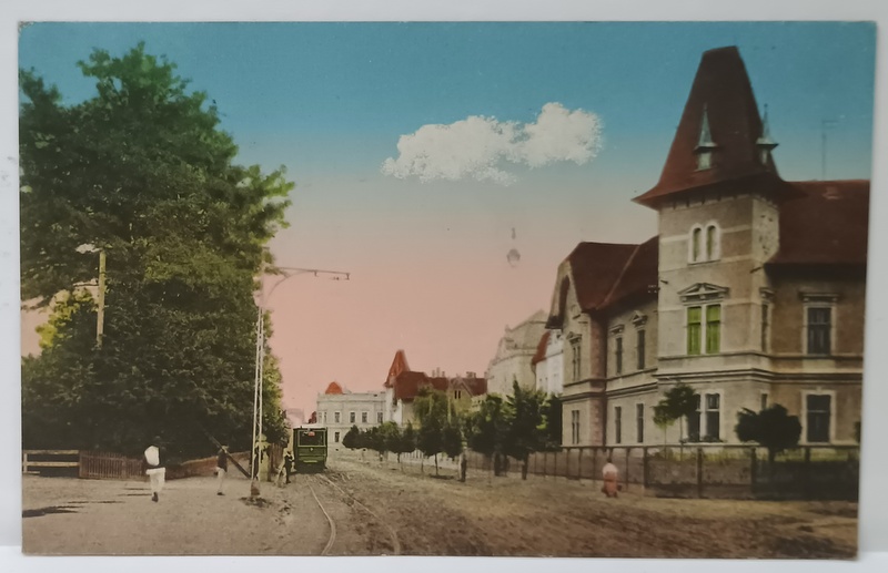 SIBIU , SCHEWISGASSE  ( AZI , B-DUL VICTORIEI  ) , CARTE POSTALA , 1916
