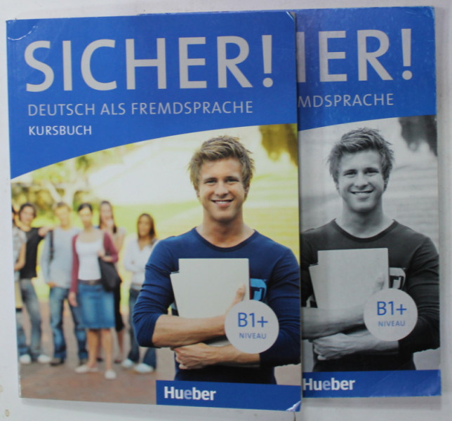 SICHER ! DEUTSCH ALS FREMDSPRACHE , B1 + NIVEAU, ZWEI BANDE , 2012 , CD INCLUS *