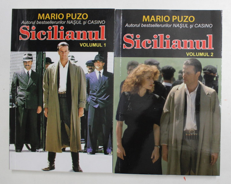 SICILIANUL de MARIO PUZO , VOLUMELE I - II , 2018