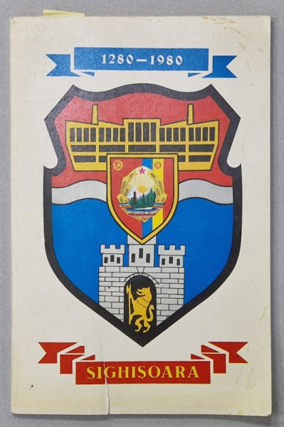 SIGHISOARA  1280 -1980 , de ANA HERMANN  ...STEFAN MOSORA , 1980, DEDICATIE *