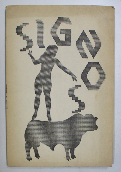 SIGNOS EN LA EXPRESSION DE LOS PUEBLOS , GRAFICA , PENTAGRAMA , LETRA , 1976