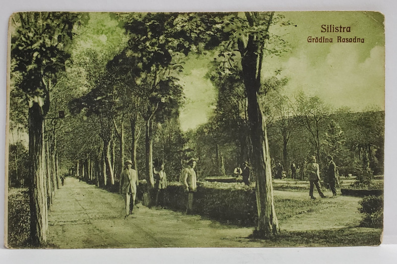 SILISTRA , GRADINA RASADNA , CARTE POSTALA , 1926