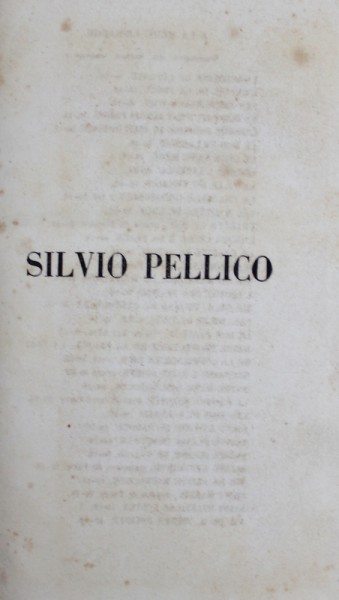 SILVIO PELLICO - SA VIE ET SA MORT , 1855
