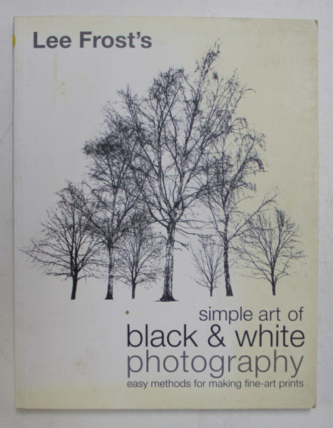 SIMPLE ART OF BLACK and WHITE PHOTOGRAPHY - EASY METHODS FOR MAKING FINE - ART PRINTS  by LEE FROST , 2006
