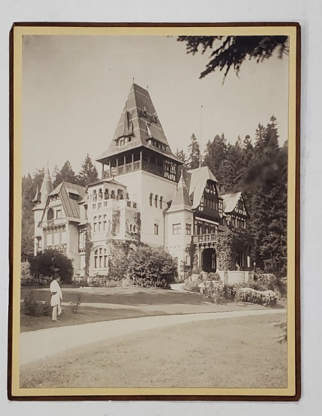 SINAIA , CASTELUL PELISOR , FOTOGRAFIE INTERBELICA