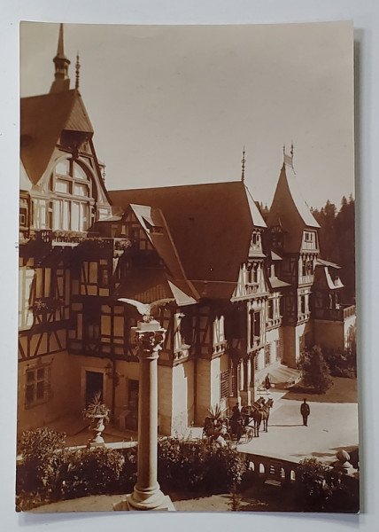 SINAIA , COMPLEXUL  ' LA TUNURI ' , FOTOGRAFIE PE HARTIE SUBTIRE , INTERBELICA