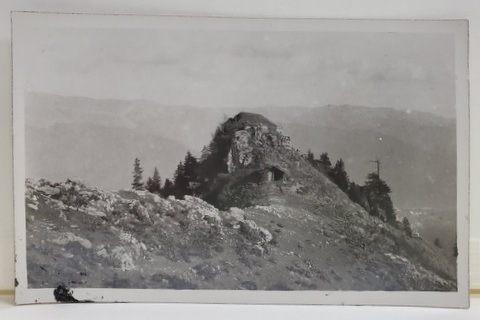 SINAIA , STANA DIN PIATRA ARSA , FOTOGRAFIE TIP CARTE POSTALA , INTERBELICA