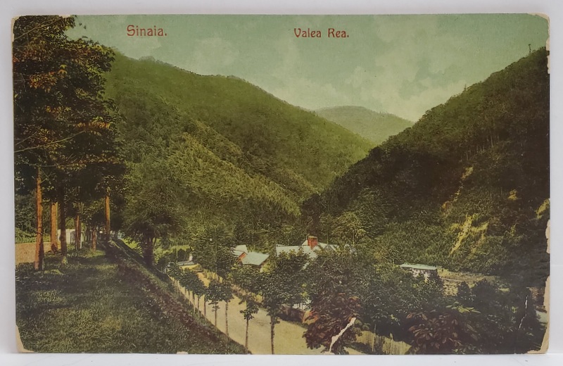 SINAIA , VALEA REA , CARTE POSTALA , 1930